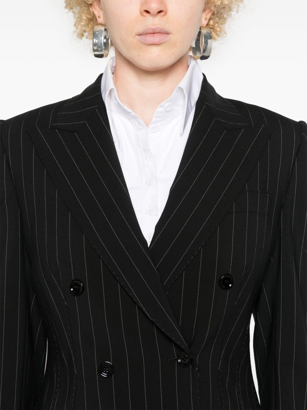 DOLCE & GABBANA Elegant Women's Pinstripe Blazer