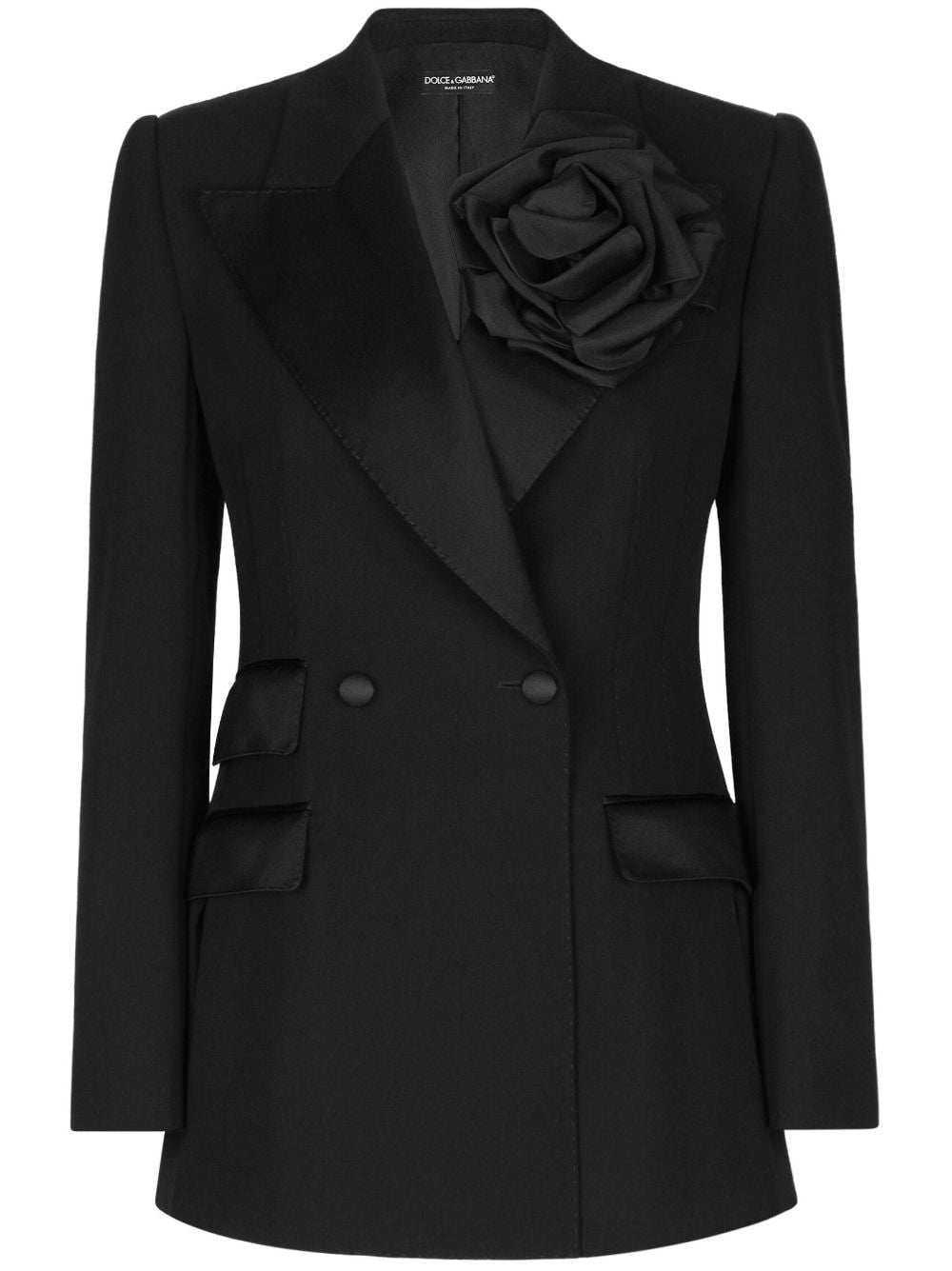 DOLCE & GABBANA Classic Double-Breasted Wool Jacket for Women - FW23