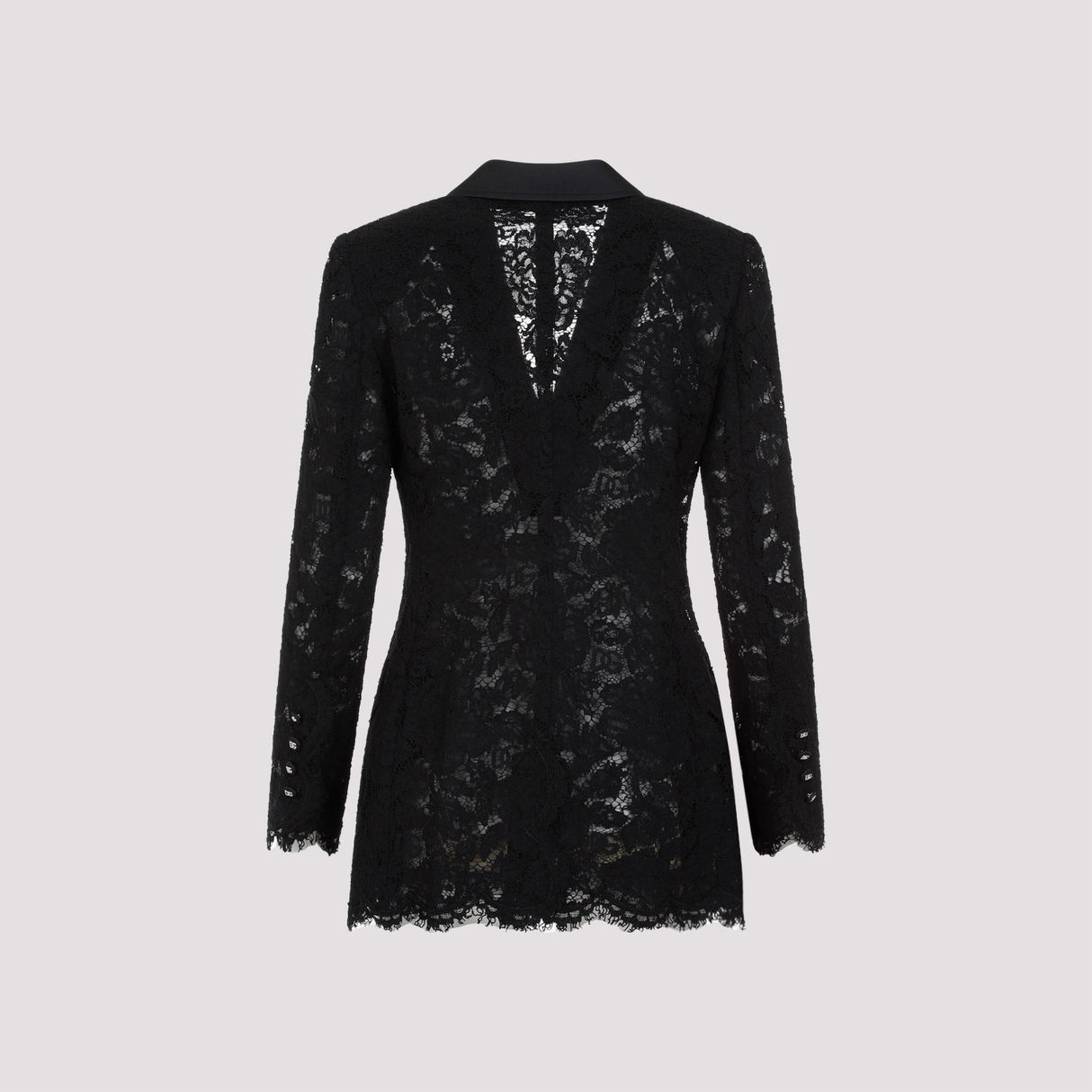 DOLCE & GABBANA Elegant Double-Breasted Lace Blazer for Women