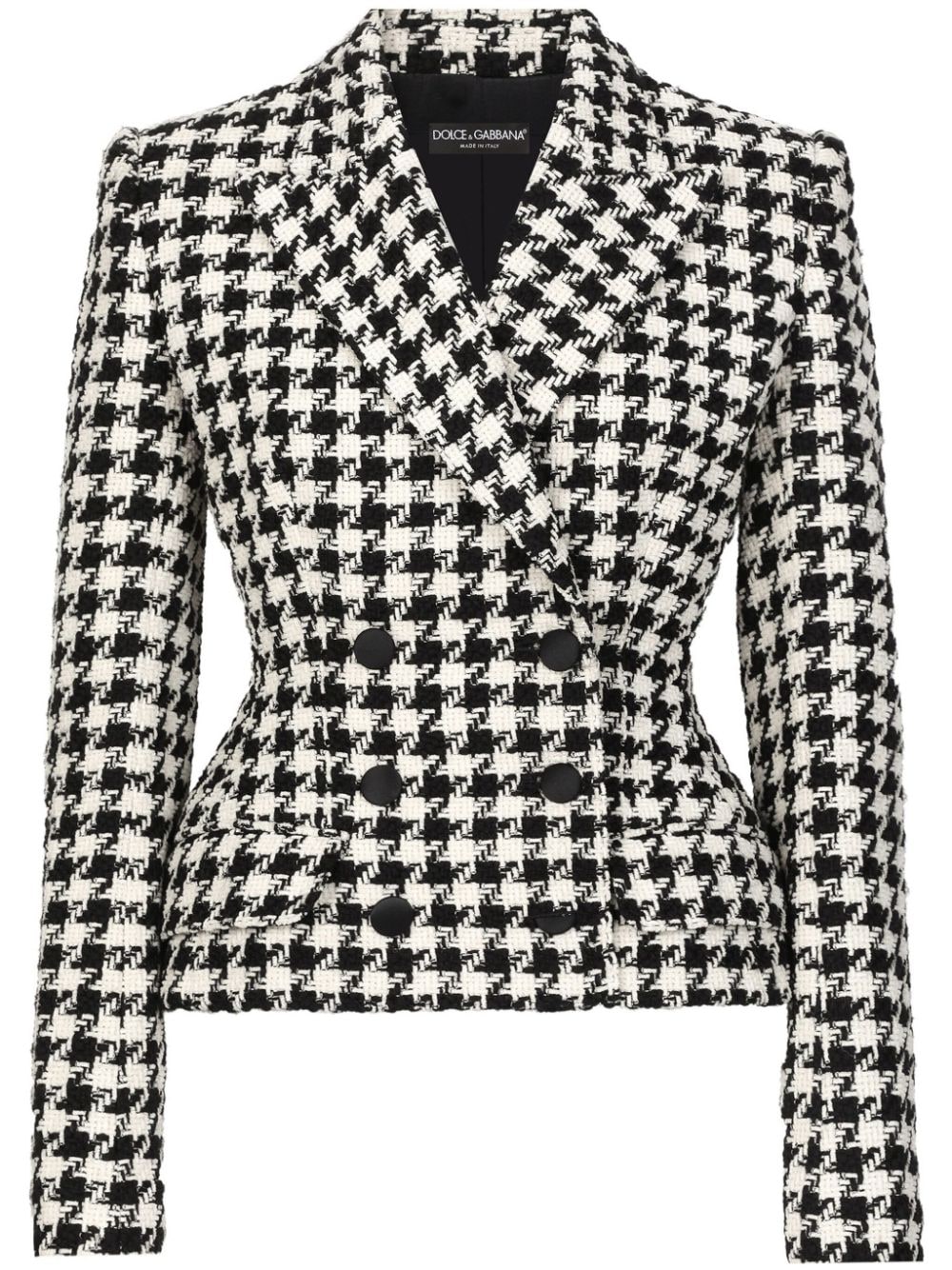 DOLCE & GABBANA DOUBLE BREASTED CHECK BLAZER