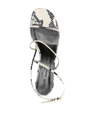 KHAITE Loop Mini Kitten Heel Sandal