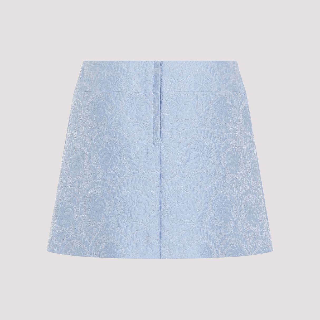 DOLCE & GABBANA Chic Mini Skirt with Silk Blend