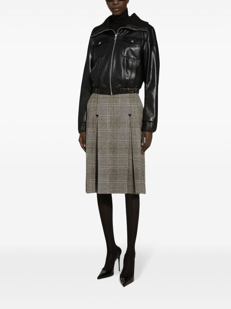 DOLCE & GABBANA Chic Tartan Check Mini Skirt for Women