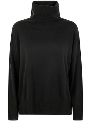 LIVIANA CONTI Luxe Large Round Neck Sweater for Women