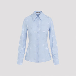 DOLCE & GABBANA Luxurious Pure Silk Blouse