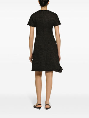 DOLCE & GABBANA Elegant Bouclé Tweed Mini Dress