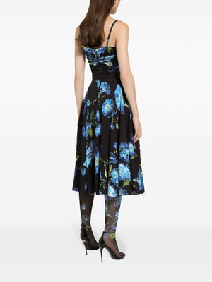 DOLCE & GABBANA Campanule Floral Mid Skirt