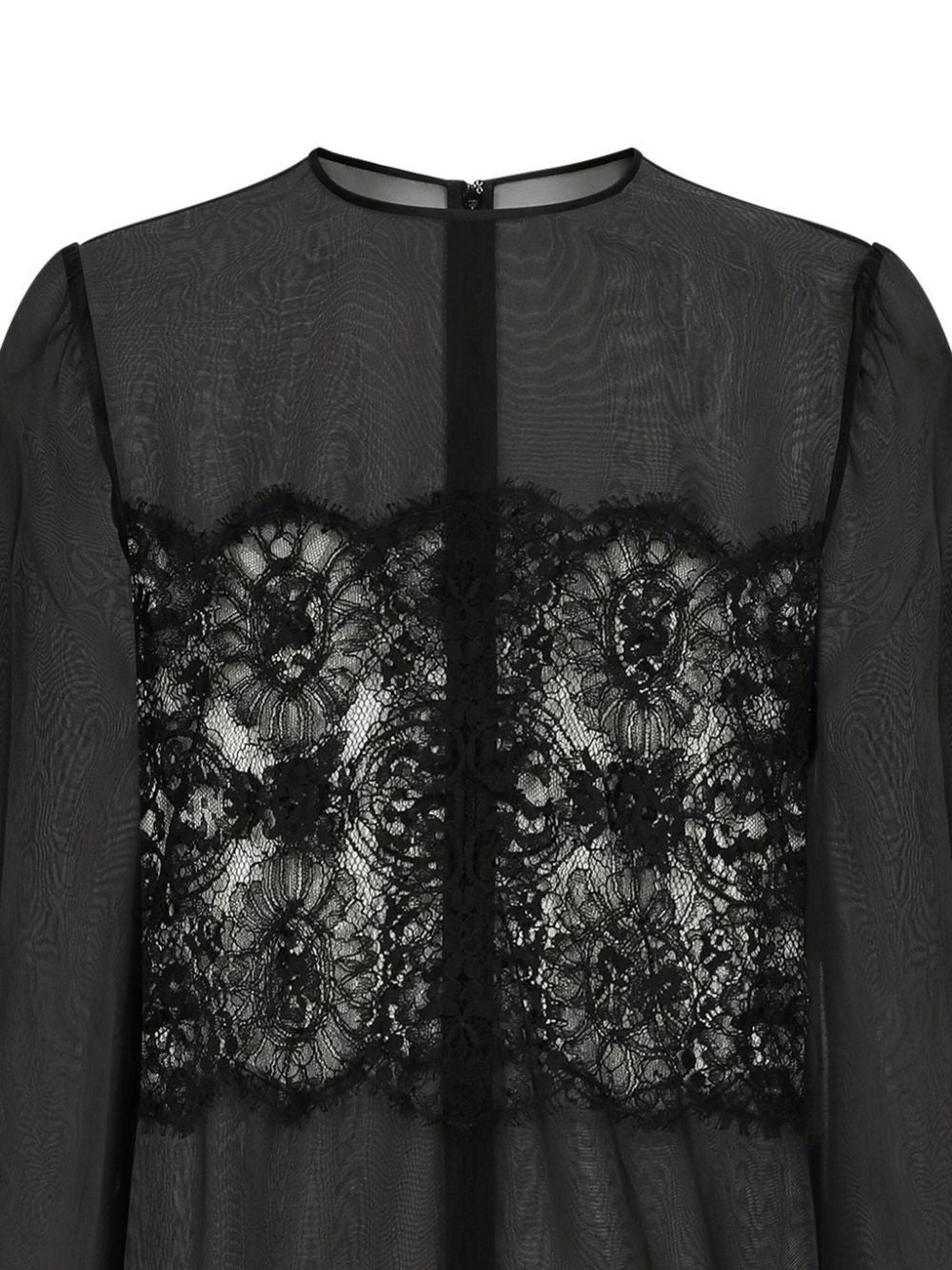 DOLCE & GABBANA Elegant Light Knit Sheer Texture Dress