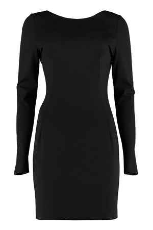 DOLCE & GABBANA Black Open-Back Sheath Dress for Women