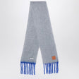 LOEWE Mohair and Wool Blend Scarf with Decorative Fringes