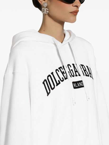 DOLCE & GABBANA Cotton Logo Hoodie for Women