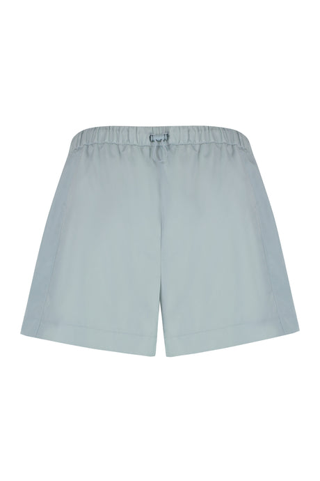 Shorts có dây rút điều chỉnh dành cho nữ màu xanh nhạt (SS24)