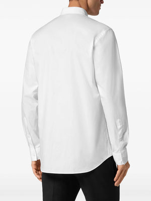 PHILIPP PLEIN Stud-Detailing Poplin Shirt - Modern Fit