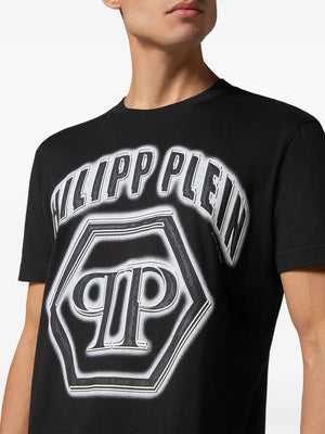 PHILIPP PLEIN Logo-Print Cotton T-Shirt for Men