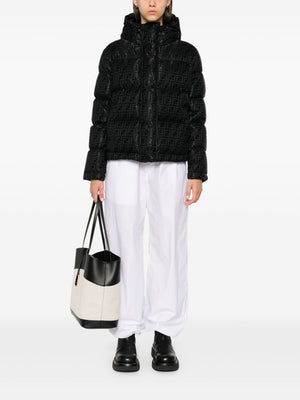 FENDI Signature FF Pattern Short Down Jacket