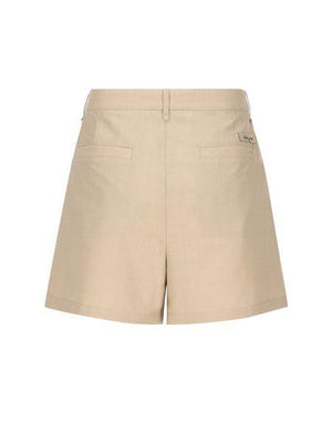 FENDI Men's Tan Wool Bermuda-Shorts for SS24