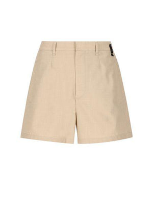 Quần short len màu be dành cho nam SS24