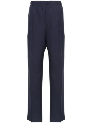 FENDI Navy Blue Men's Trousers - SS24 Collection