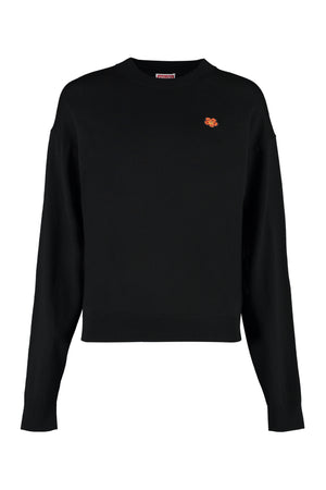 KENZO Elegant Wool Crew Neck Sweater