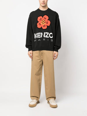 KENZO Men's Black 24SS Long Tops for a Sophisticated Look