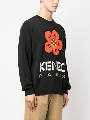 KENZO Men's Black 24SS Long Tops for a Sophisticated Look