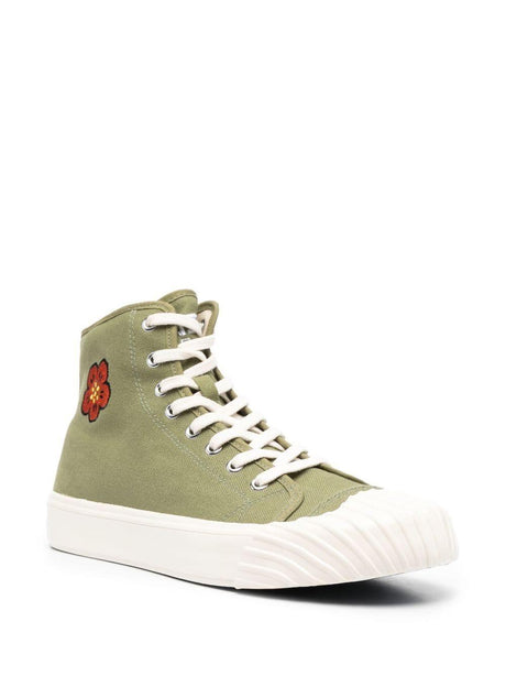 KENZO Men's Khaki High Top Sneakers - SS23 Collection