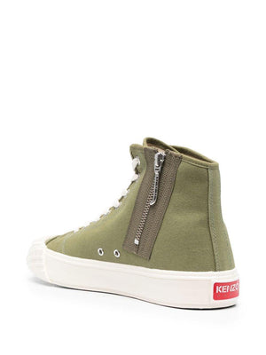 KENZO Men's Khaki High Top Sneakers - SS23 Collection