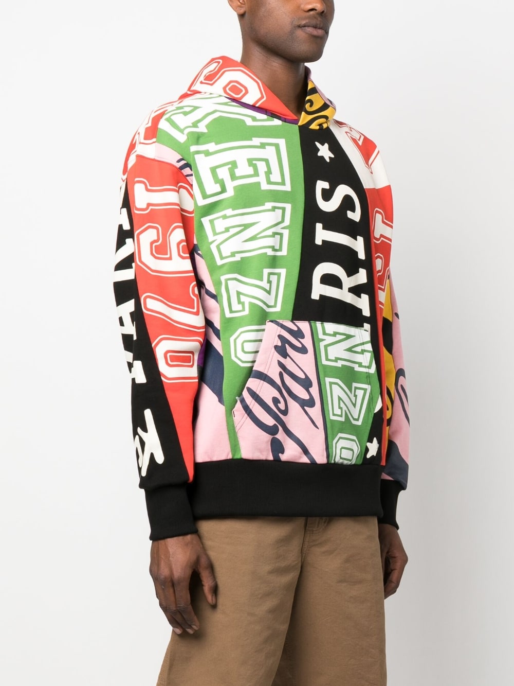 KENZO Multicolored Oversized Hoodie for Men - SS23 Collection