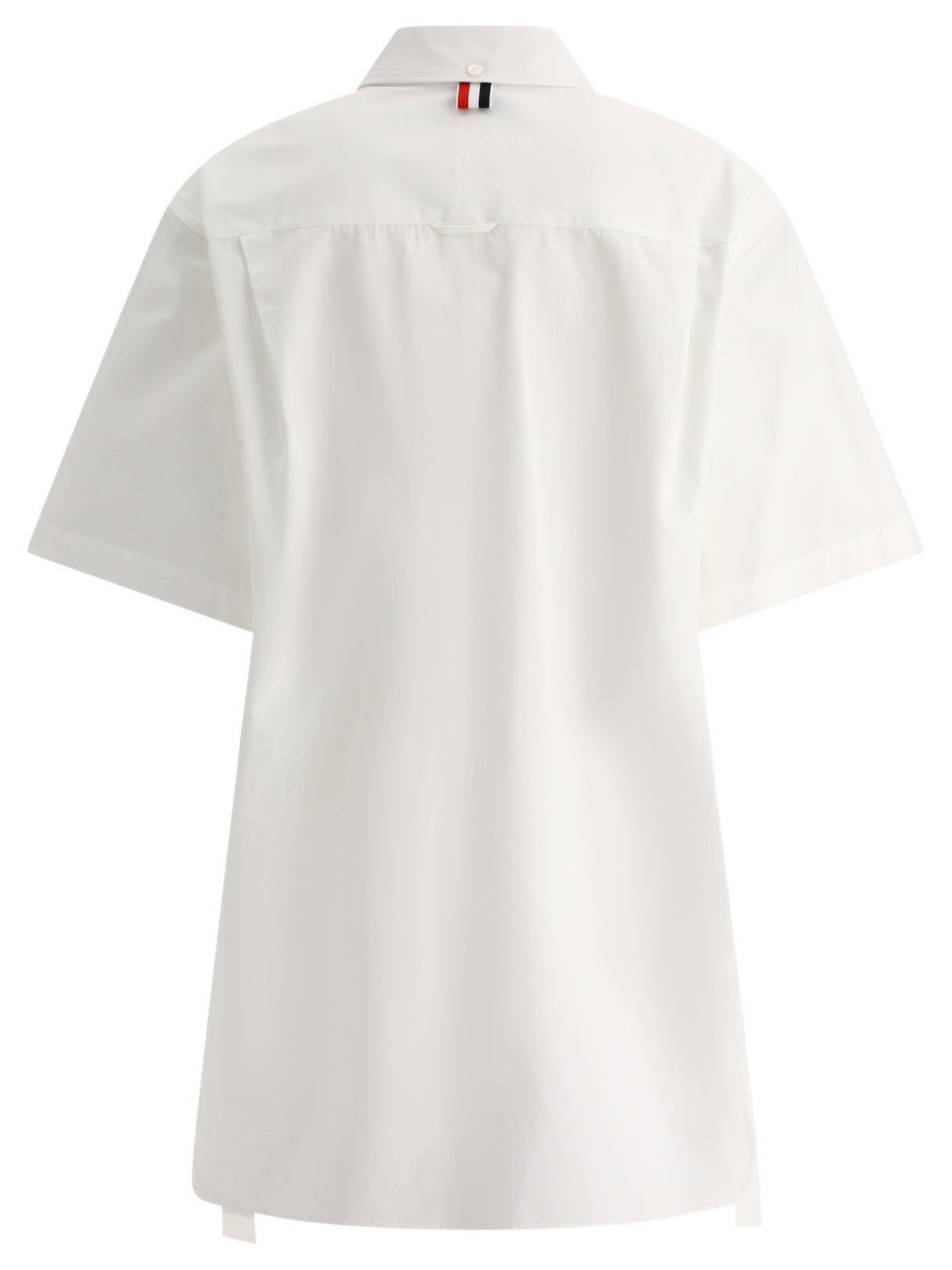 THOM BROWNE Elegant Women's Cotton Dress - Fall/Winter 24