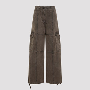 KENZO Dyed Canvas Cargo Pants for Women - FW24 Collection