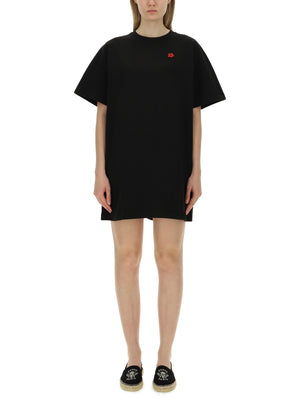 KENZO Oversized Cotton T-Shirt Dress - Size S