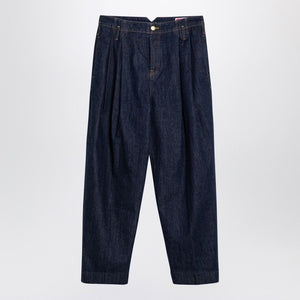 KENZO Relaxed Fit Blue Japanese Denim Jeans