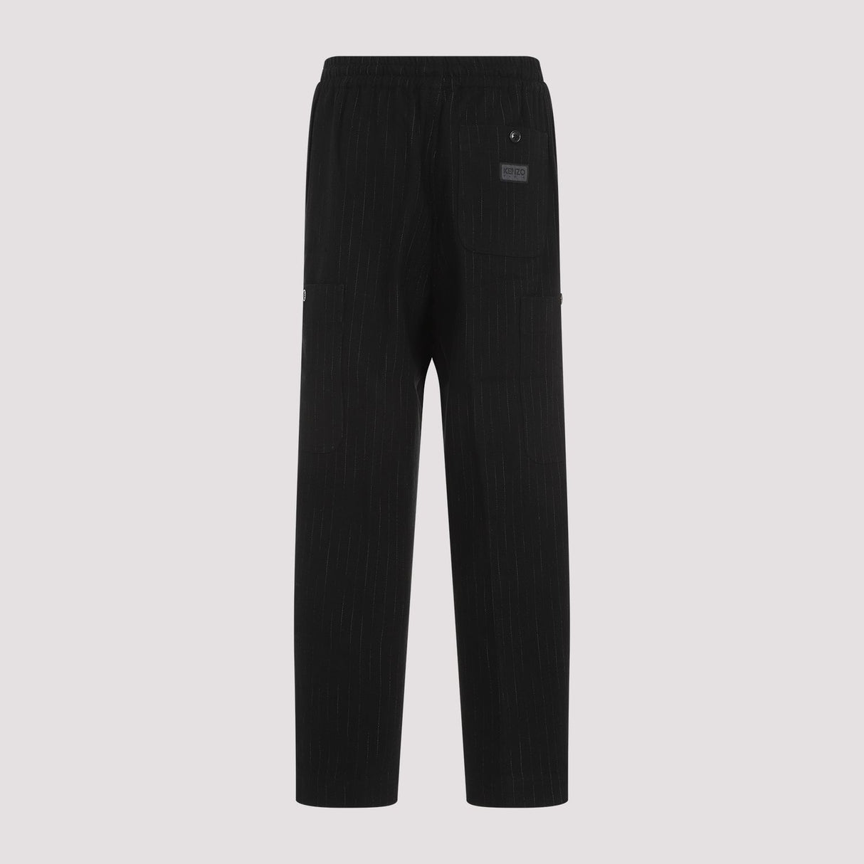 KENZO Elevated Cargo Pants in Versatile Black