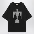 FEAR OF GOD Thunderbird Oversized Black Cotton T-Shirt