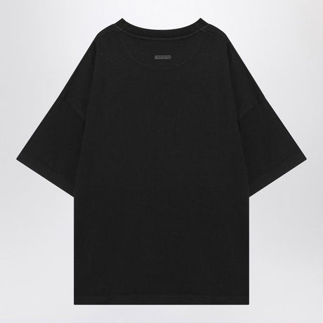 FEAR OF GOD Thunderbird Oversized Black Cotton T-Shirt