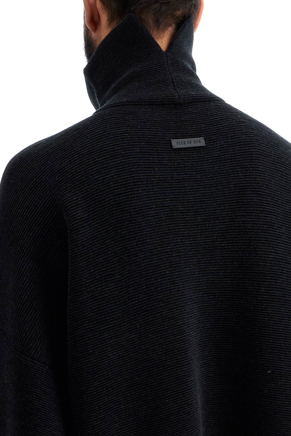 FEAR OF GOD High-Neck Ottoman Pullover - Oversized Fit