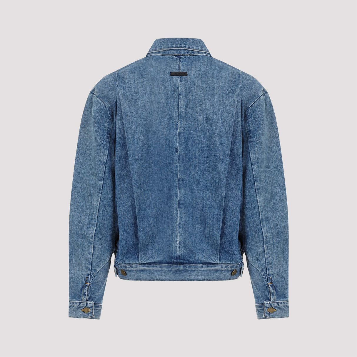 FEAR OF GOD Men's Vintage Wash Denim Jacket - Boxy Fit, Size-L