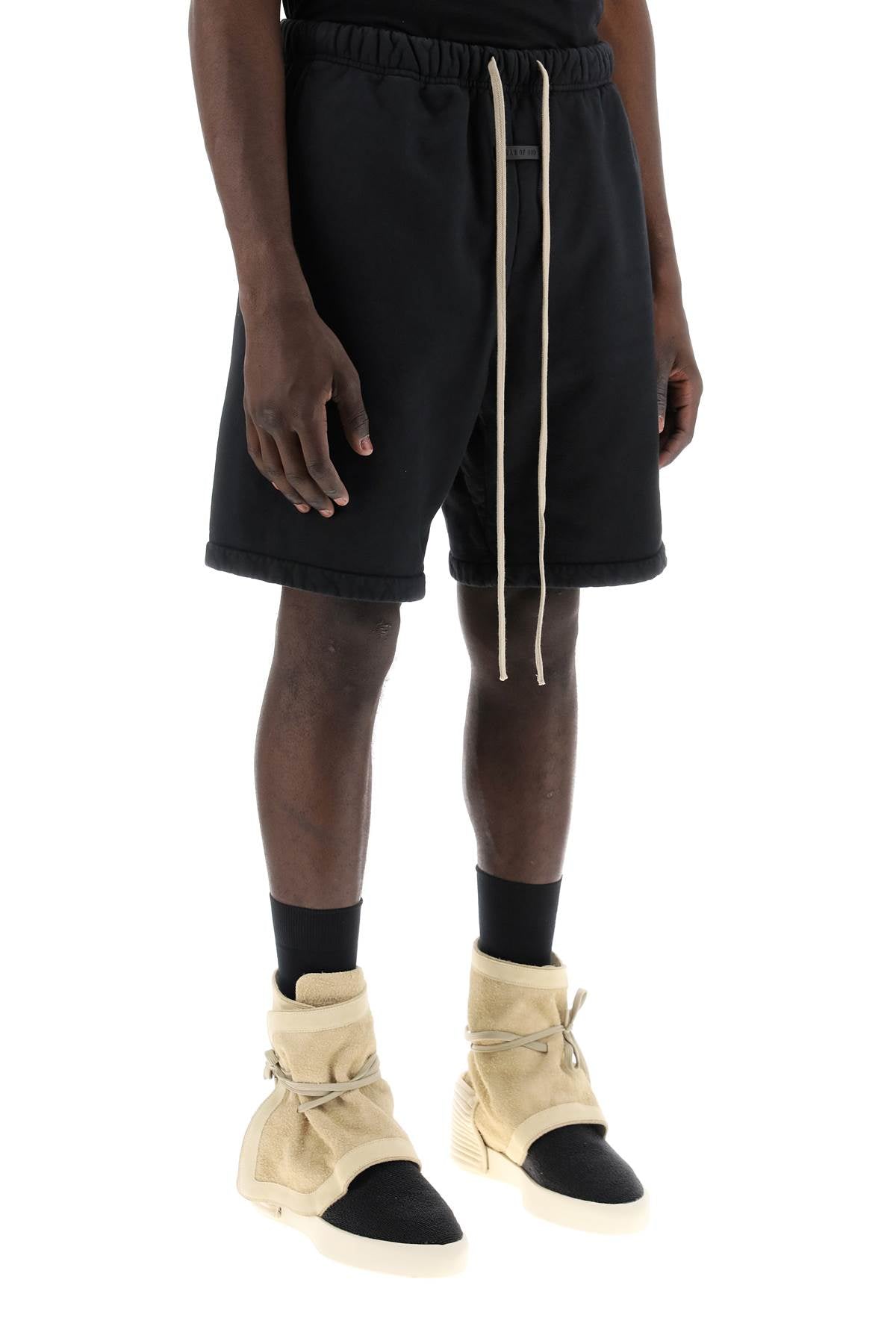 FEAR OF GOD Washed-Out Cotton Drawstring Shorts