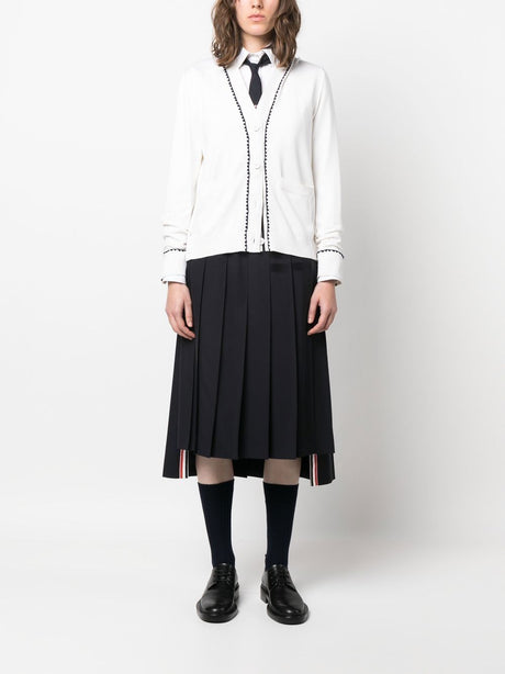 THOM BROWNE Pleated Kilt Style Skirt