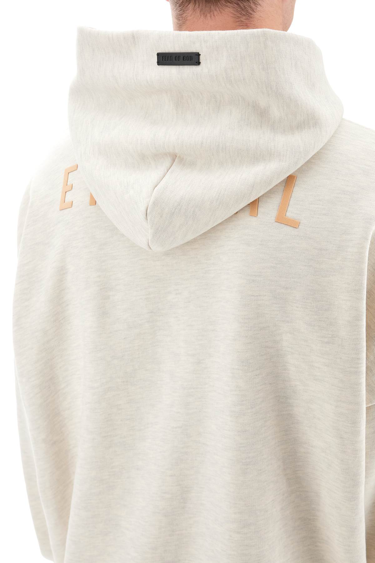 FEAR OF GOD Eternal Oatmeal Hoodie with Print - Men's FW22 Collection