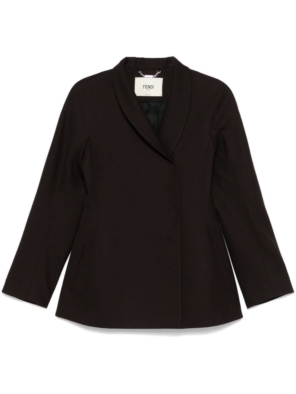 FENDI Elegant Wool Jacket for Women - FW24 Collection