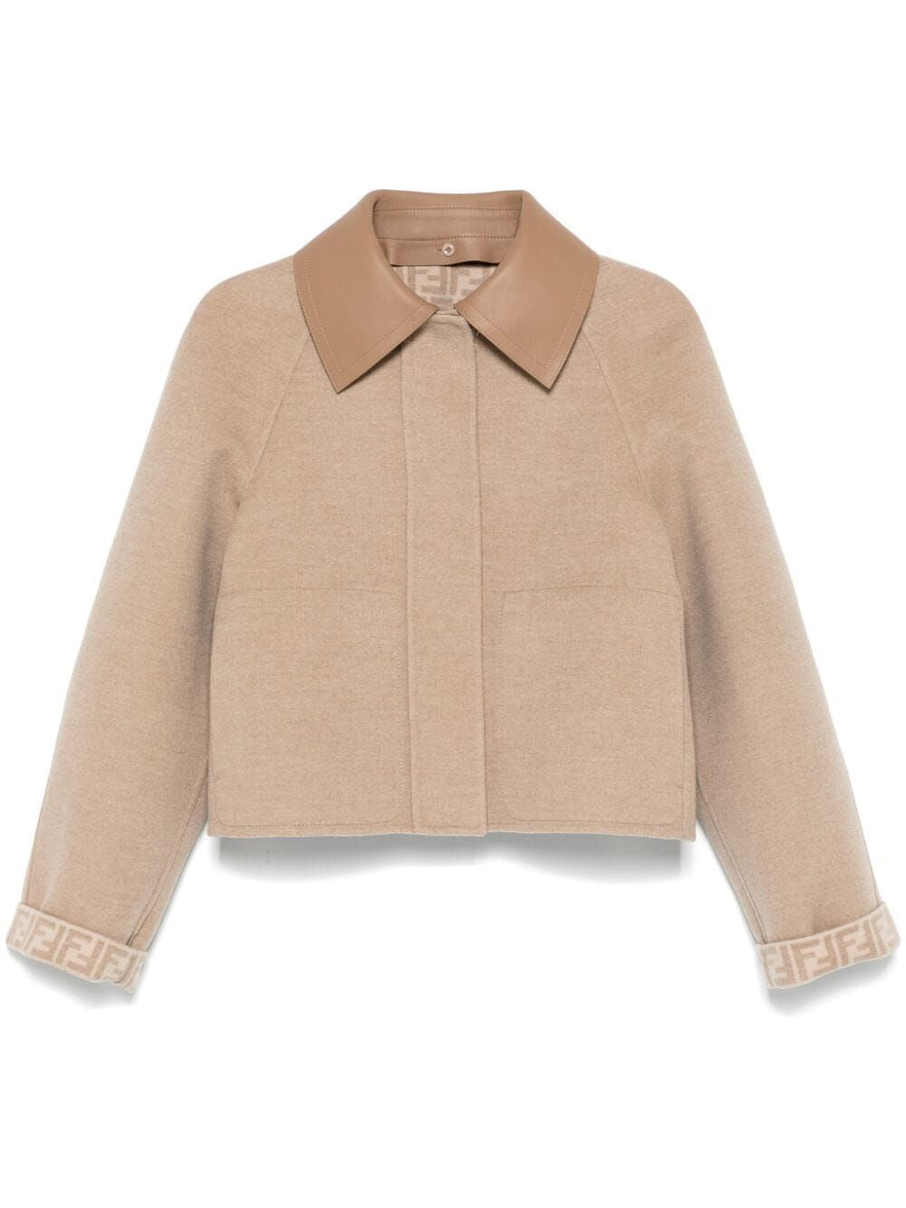 FENDI Contrast Collar Jacket for Women - FW24