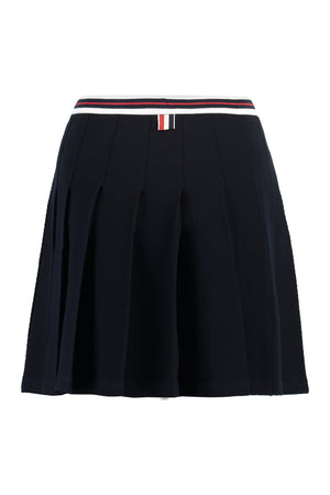 THOM BROWNE Blue Cotton Skirt for Women - FW23 Collection