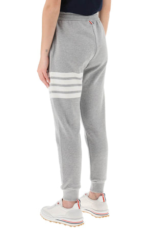 Quần sweatpants 4-sọc xám nữ FW23