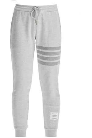 THOM BROWNE Women's Grey Tonal 4 Bar Sweatpants for FW23