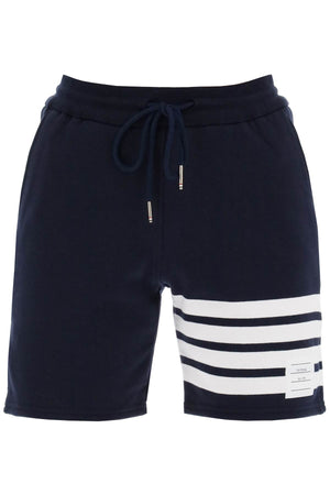 THOM BROWNE Tricolor Loopback Cotton Shorts