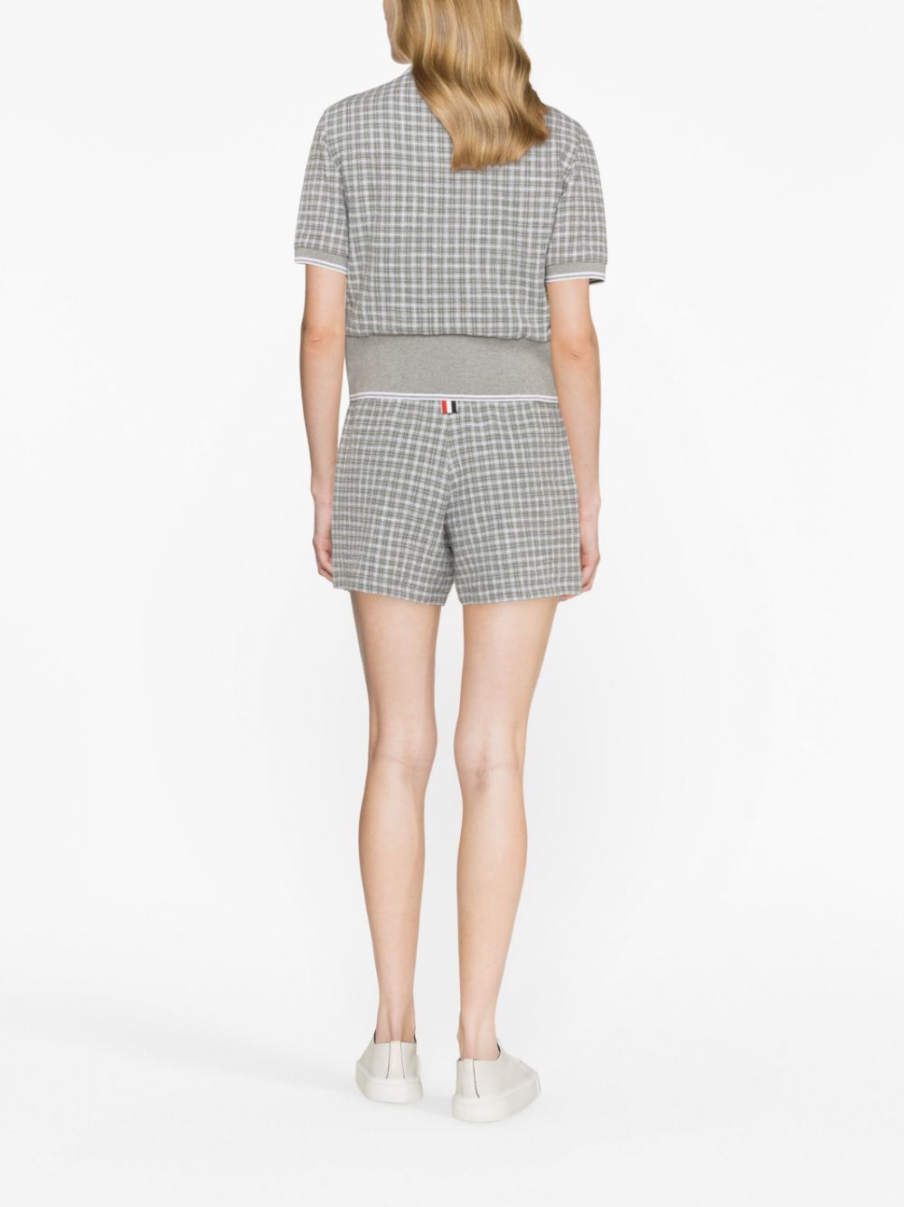 THOM BROWNE 2024 Women's Mid Grey Shorts & Burmudas for Summer