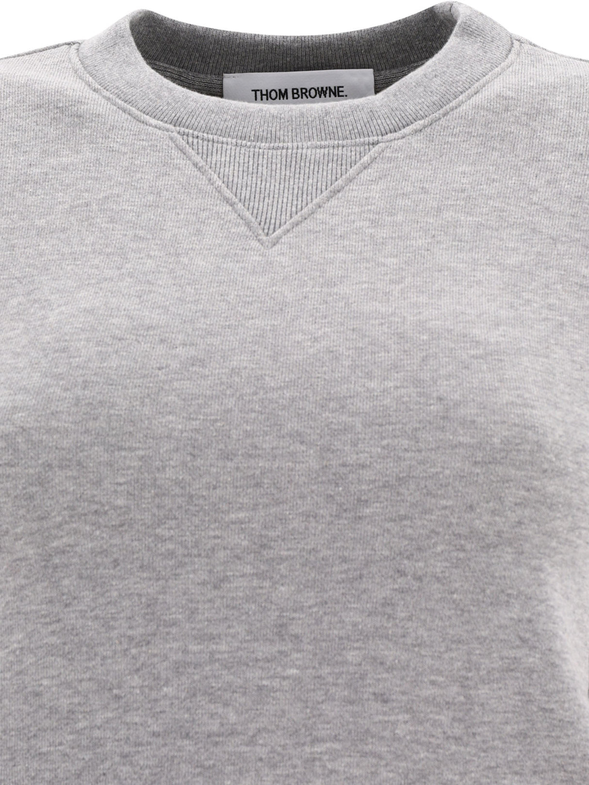 THOM BROWNE Grey 4-Bar Sweatshirt for Women