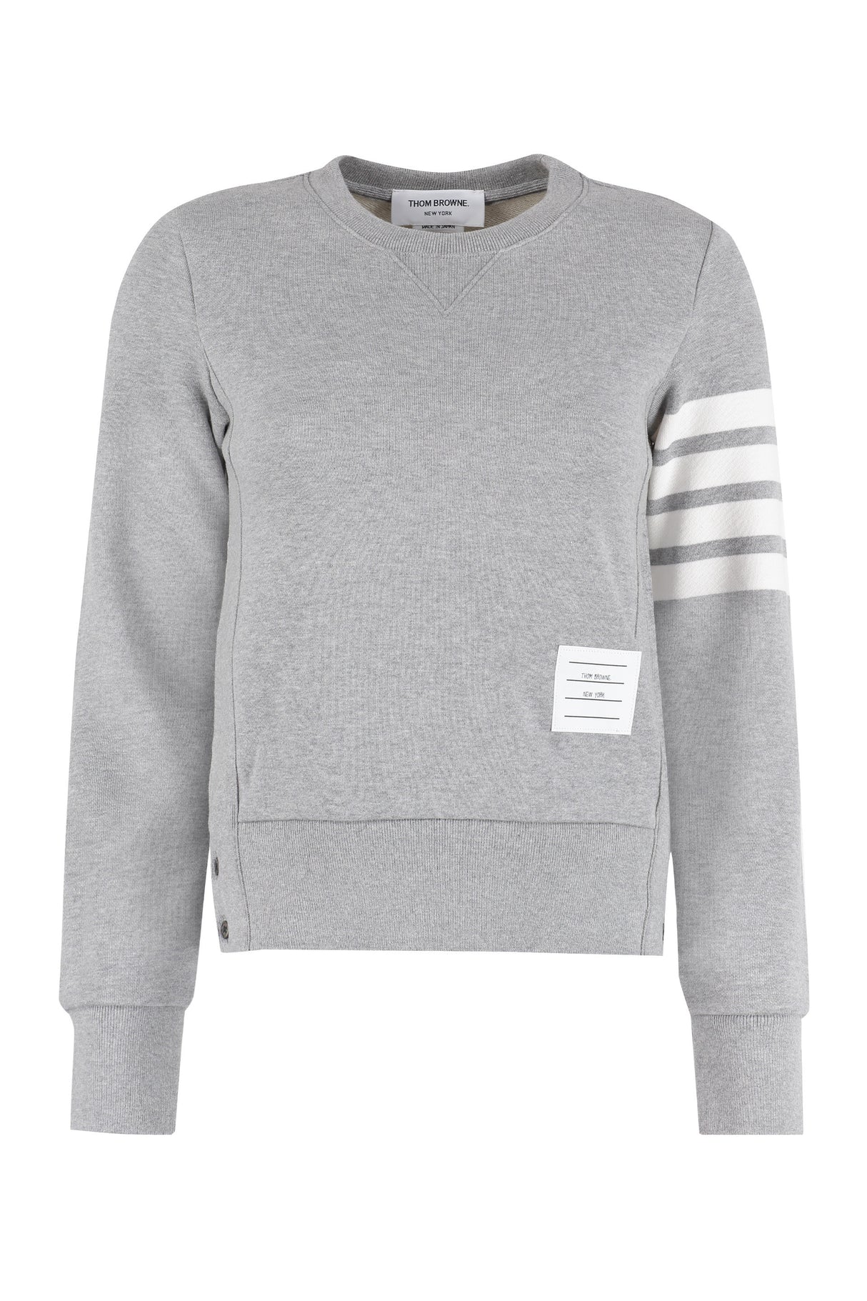 THOM BROWNE Iconic 4-Bar Crewneck Sweater