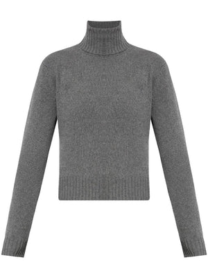 AMI PARIS Women's Slim Fit Tonal Cashmere Blend Sweater